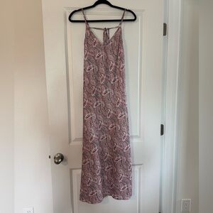 Paisley Print Midi Boutique Dress